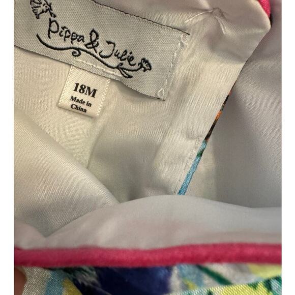 Baby Girl Peppa & Julie Special Occasion Multicolor Floral Dress 18 Months - Picture 2 of 6